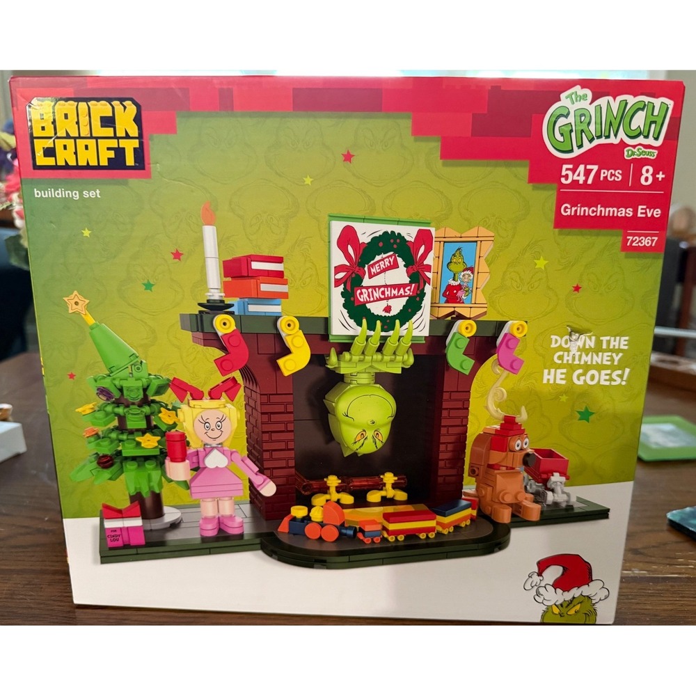 Brick Craft Grinch Grinchmas Eve Building 547 Pcs Sealed Box Dr. Seuss Christmas